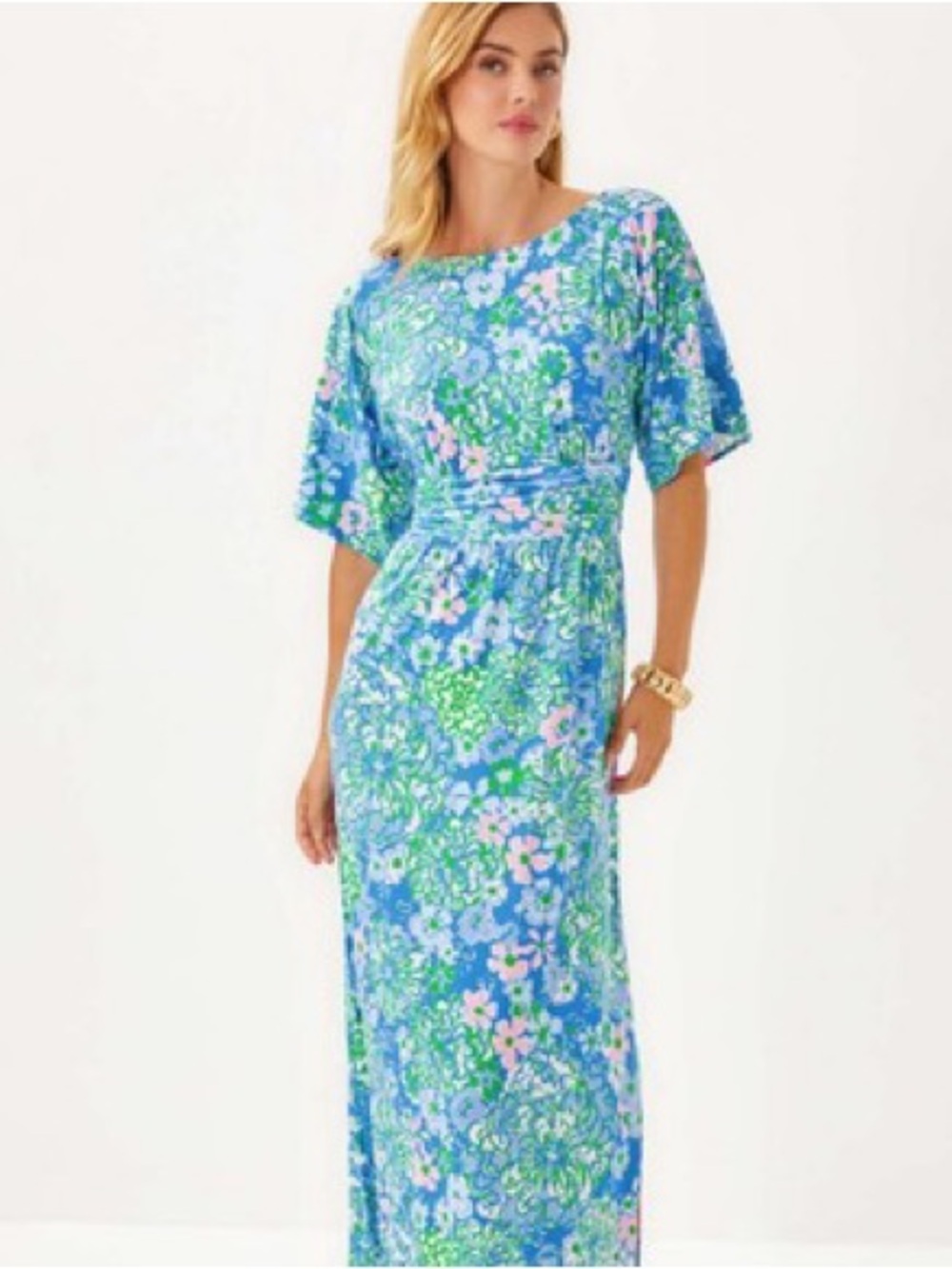 Lilly Pulitzer Parigi Boat neck Maxi Dress